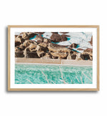 Bronte Pool I Art Print-PRINT-Olive et Oriel-Olive et Oriel-A5 | 5.8" x 8.3" | 14.8 x 21cm-Oak-With White Border-Buy-Australian-Art-Prints-Online-with-Olive-et-Oriel-Your-Artwork-Specialists-Austrailia-Decorate-With-Coastal-Photo-Wall-Art-Prints-From-Our-Beach-House-Artwork-Collection-Fine-Poster-and-Framed-Artwork