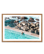 Bronte Pool II Art Print-PRINT-Olive et Oriel-Olive et Oriel-50x70 cm | 19.6" x 27.5"-Walnut-With White Border-Buy-Australian-Art-Prints-Online-with-Olive-et-Oriel-Your-Artwork-Specialists-Austrailia-Decorate-With-Coastal-Photo-Wall-Art-Prints-From-Our-Beach-House-Artwork-Collection-Fine-Poster-and-Framed-Artwork