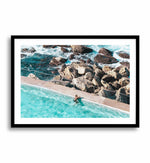 Bronte Pool II Art Print-PRINT-Olive et Oriel-Olive et Oriel-A5 | 5.8" x 8.3" | 14.8 x 21cm-Black-With White Border-Buy-Australian-Art-Prints-Online-with-Olive-et-Oriel-Your-Artwork-Specialists-Austrailia-Decorate-With-Coastal-Photo-Wall-Art-Prints-From-Our-Beach-House-Artwork-Collection-Fine-Poster-and-Framed-Artwork