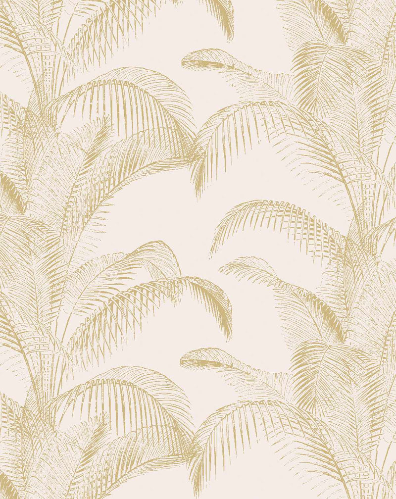 Bronzed Palms Wallpaper - Olive et Oriel