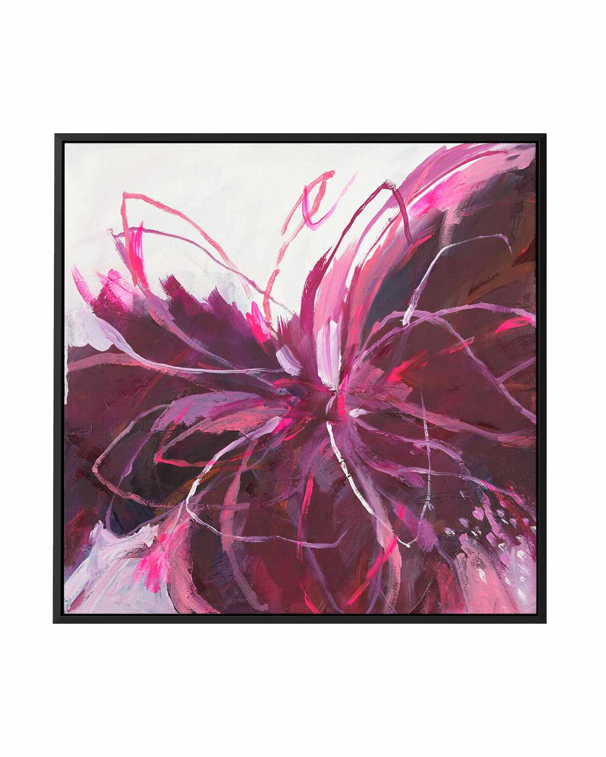 Bruton Dahlia by Luana Asiata | Framed Canvas Art Print