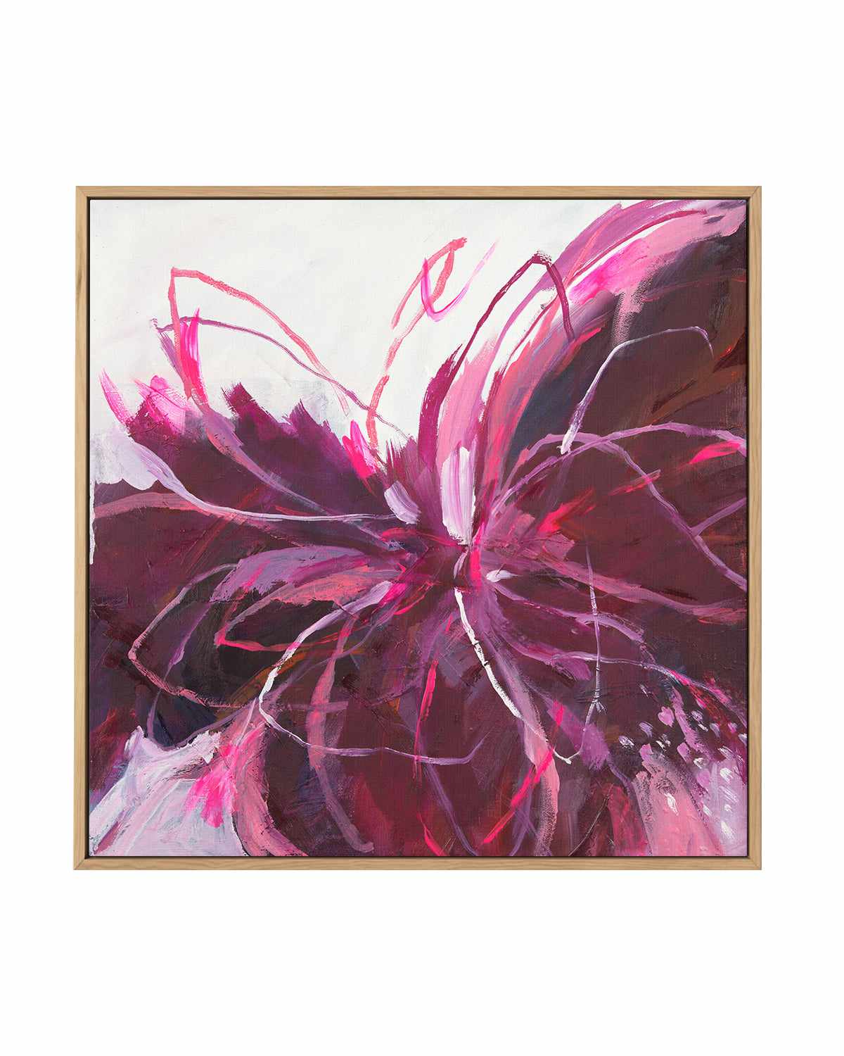 Bruton Dahlia by Luana Asiata | Framed Canvas Art Print