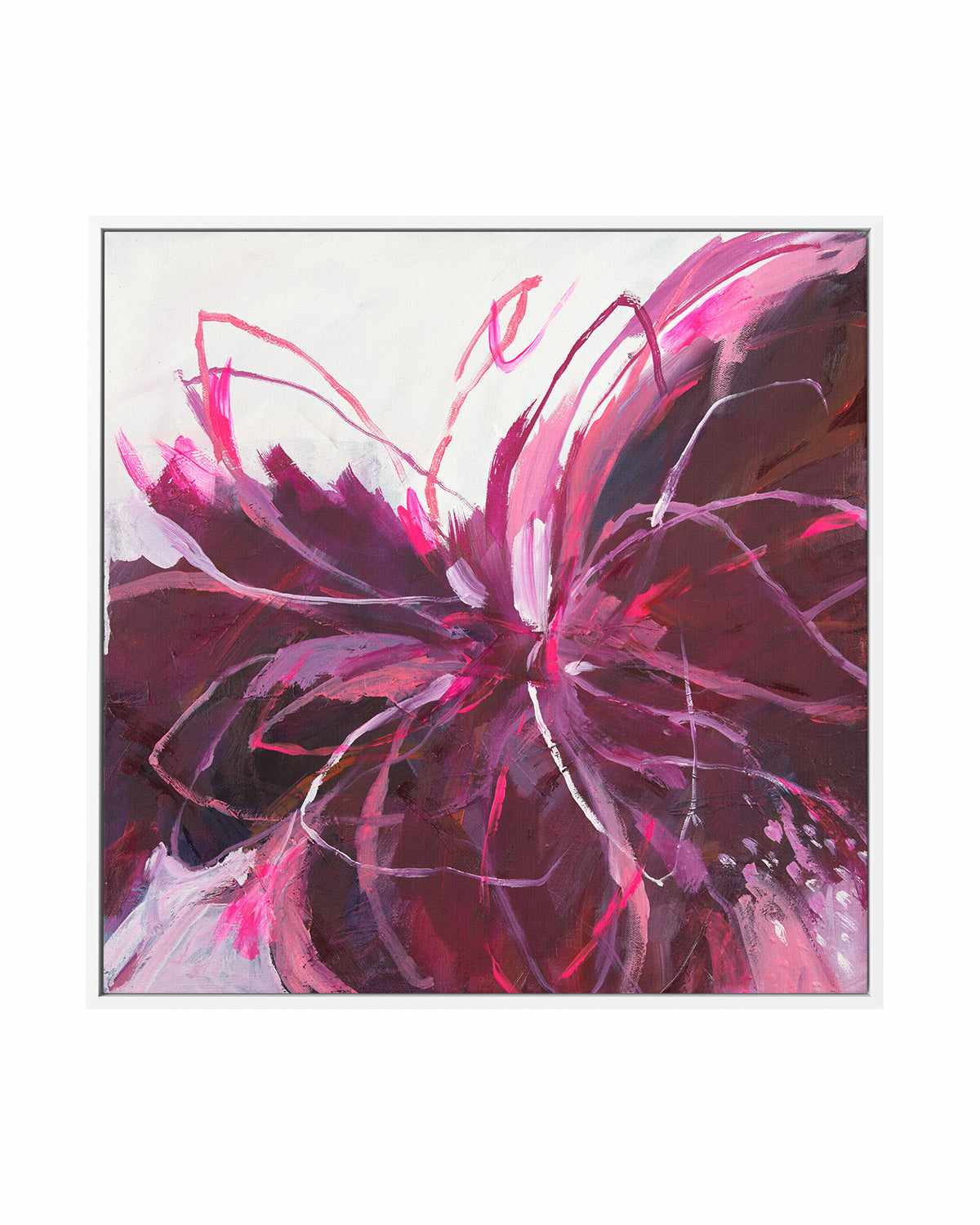 Bruton Dahlia by Luana Asiata | Framed Canvas Art Print