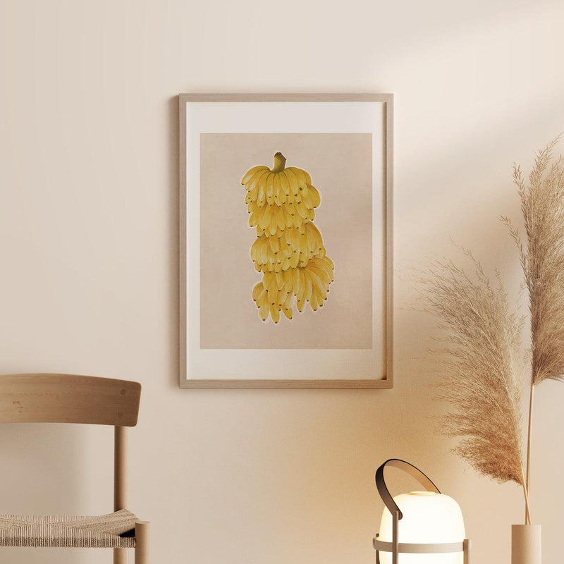 Bunch of Bananas Art Print-PRINT-Olive et Oriel-Olive et Oriel-Buy-Australian-Art-Prints-Online-with-Olive-et-Oriel-Your-Artwork-Specialists-Austrailia-Decorate-With-Coastal-Photo-Wall-Art-Prints-From-Our-Beach-House-Artwork-Collection-Fine-Poster-and-Framed-Artwork