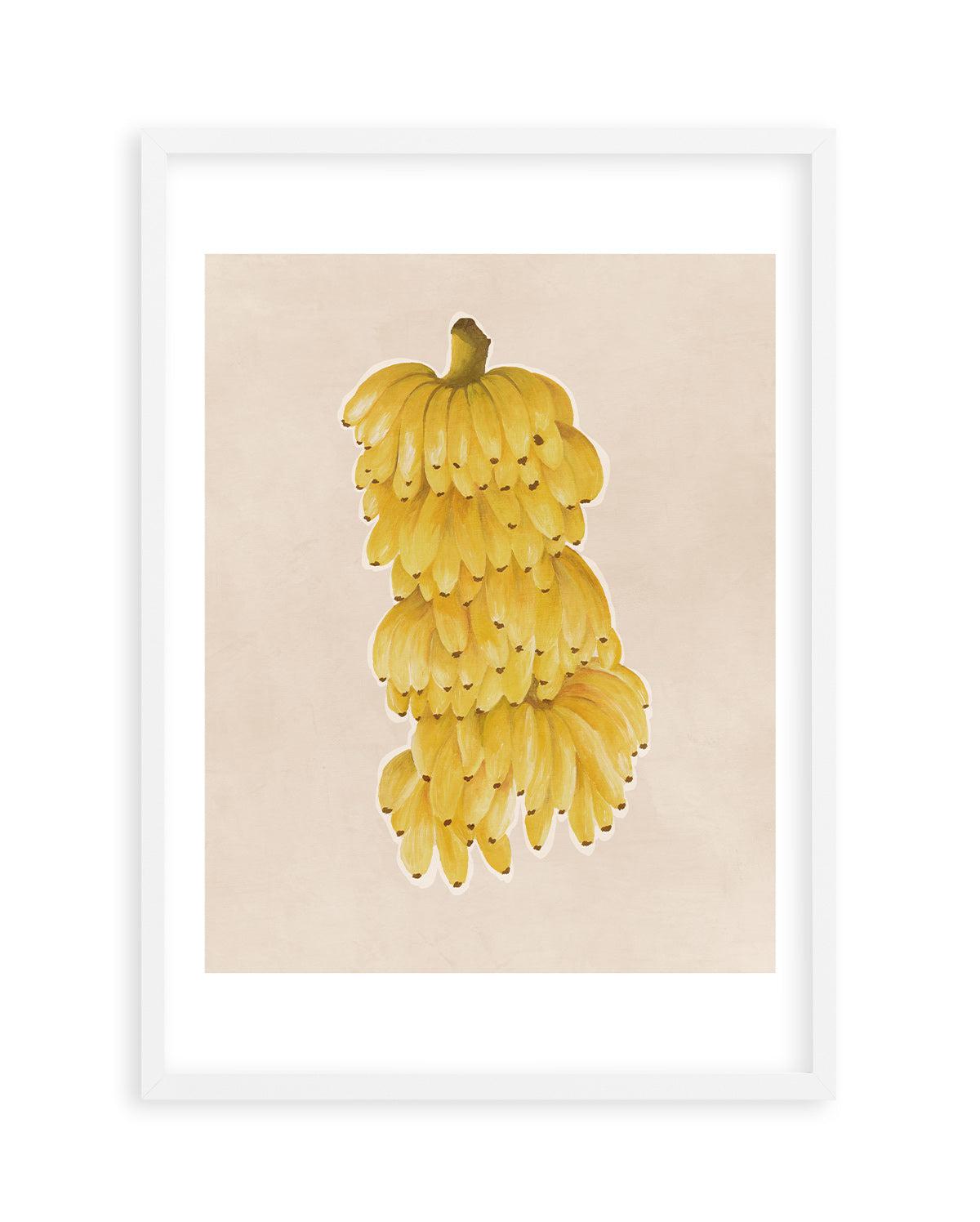 Bunch of Bananas Art Print-PRINT-Olive et Oriel-Olive et Oriel-A5 | 5.8" x 8.3" | 14.8 x 21cm-White-With White Border-Buy-Australian-Art-Prints-Online-with-Olive-et-Oriel-Your-Artwork-Specialists-Austrailia-Decorate-With-Coastal-Photo-Wall-Art-Prints-From-Our-Beach-House-Artwork-Collection-Fine-Poster-and-Framed-Artwork