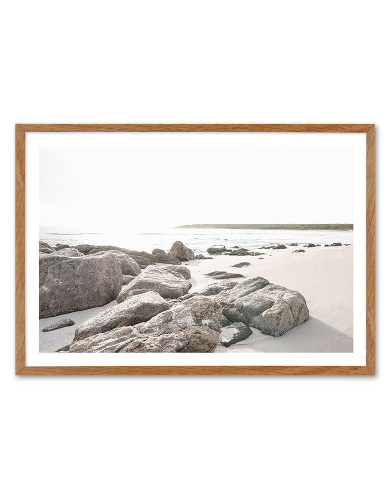 Bunker Bay Rocks I Art Print-PRINT-Olive et Oriel-Olive et Oriel-50x70 cm | 19.6" x 27.5"-Walnut-With White Border-Buy-Australian-Art-Prints-Online-with-Olive-et-Oriel-Your-Artwork-Specialists-Austrailia-Decorate-With-Coastal-Photo-Wall-Art-Prints-From-Our-Beach-House-Artwork-Collection-Fine-Poster-and-Framed-Artwork