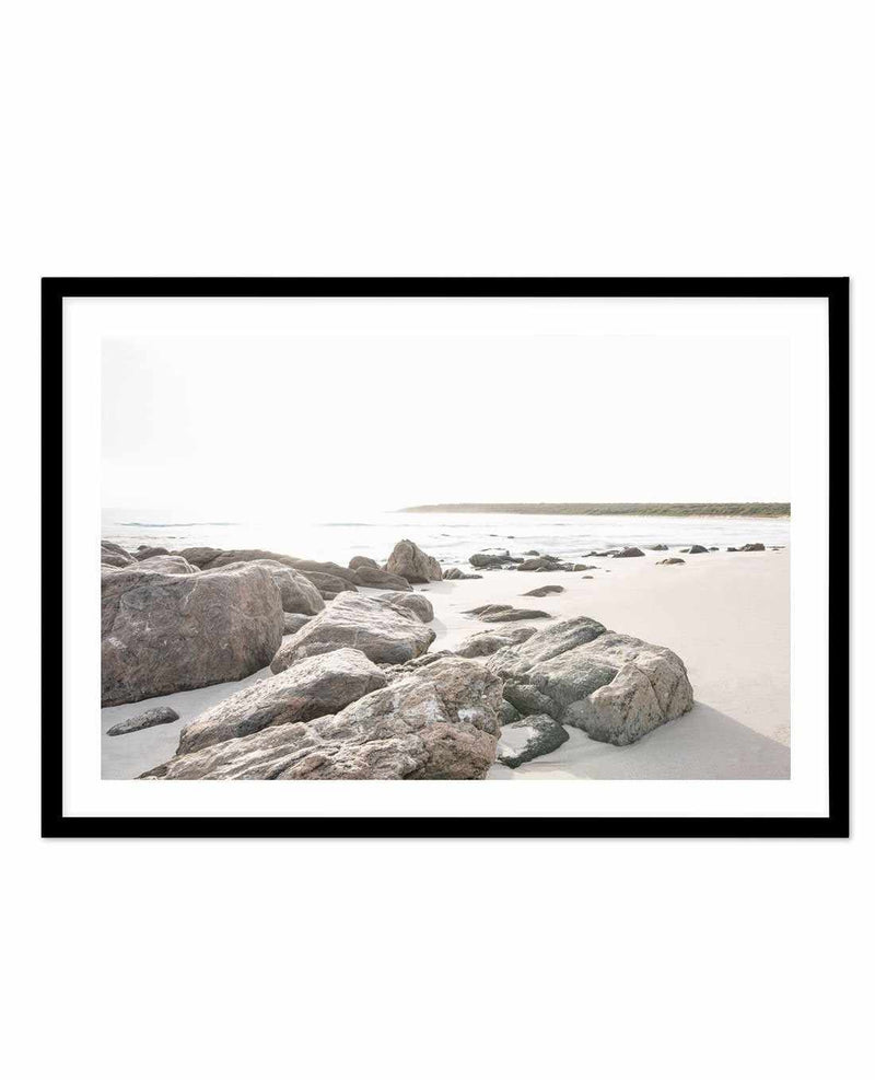 Bunker Bay Rocks I Art Print-PRINT-Olive et Oriel-Olive et Oriel-A5 | 5.8" x 8.3" | 14.8 x 21cm-Black-With White Border-Buy-Australian-Art-Prints-Online-with-Olive-et-Oriel-Your-Artwork-Specialists-Austrailia-Decorate-With-Coastal-Photo-Wall-Art-Prints-From-Our-Beach-House-Artwork-Collection-Fine-Poster-and-Framed-Artwork