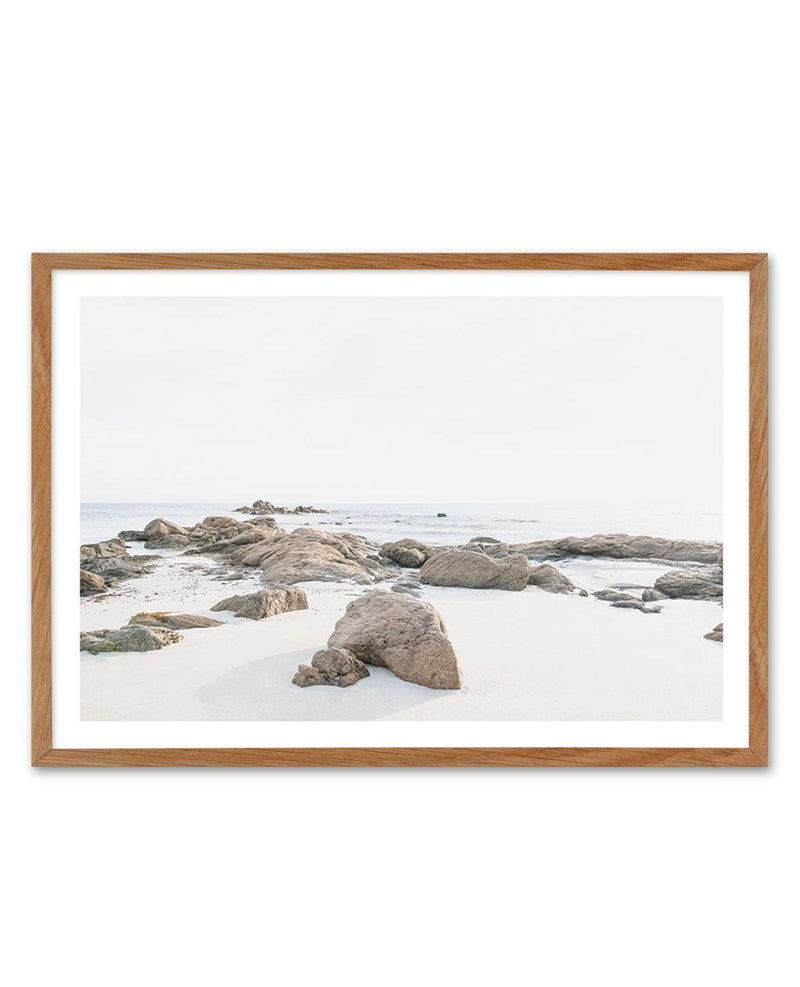 Bunker Bay Rocks II Art Print-PRINT-Olive et Oriel-Olive et Oriel-50x70 cm | 19.6" x 27.5"-Walnut-With White Border-Buy-Australian-Art-Prints-Online-with-Olive-et-Oriel-Your-Artwork-Specialists-Austrailia-Decorate-With-Coastal-Photo-Wall-Art-Prints-From-Our-Beach-House-Artwork-Collection-Fine-Poster-and-Framed-Artwork