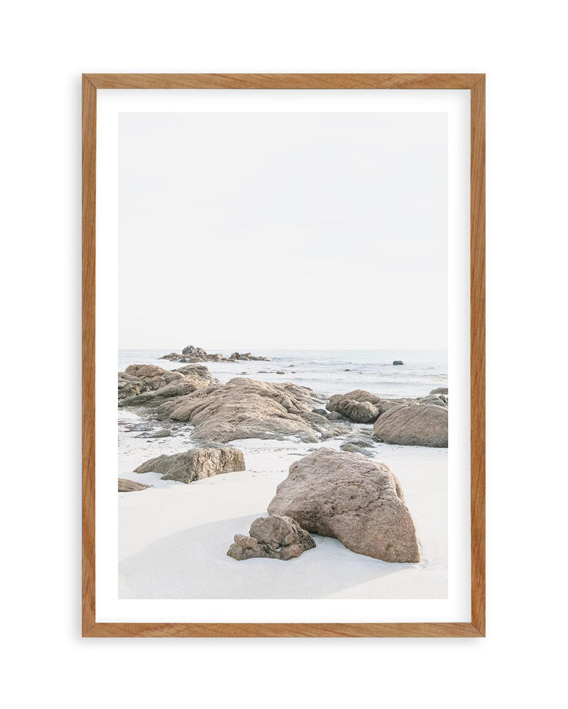 Bunker Bay Rocks II Art Print | PT-PRINT-Olive et Oriel-Olive et Oriel-50x70 cm | 19.6" x 27.5"-Walnut-With White Border-Buy-Australian-Art-Prints-Online-with-Olive-et-Oriel-Your-Artwork-Specialists-Austrailia-Decorate-With-Coastal-Photo-Wall-Art-Prints-From-Our-Beach-House-Artwork-Collection-Fine-Poster-and-Framed-Artwork