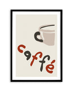 Buongiorno Caffe II Art Print-PRINT-Olive et Oriel-Simmo-A5 | 5.8" x 8.3" | 14.8 x 21cm-Black-With White Border-Buy-Australian-Art-Prints-Online-with-Olive-et-Oriel-Your-Artwork-Specialists-Austrailia-Decorate-With-Coastal-Photo-Wall-Art-Prints-From-Our-Beach-House-Artwork-Collection-Fine-Poster-and-Framed-Artwork