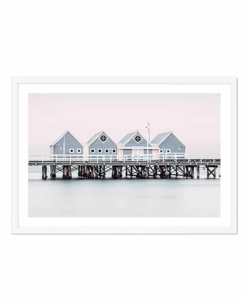 Busselton Jetty, WA Art Print-PRINT-Olive et Oriel-Olive et Oriel-A5 | 5.8" x 8.3" | 14.8 x 21cm-White-With White Border-Buy-Australian-Art-Prints-Online-with-Olive-et-Oriel-Your-Artwork-Specialists-Austrailia-Decorate-With-Coastal-Photo-Wall-Art-Prints-From-Our-Beach-House-Artwork-Collection-Fine-Poster-and-Framed-Artwork