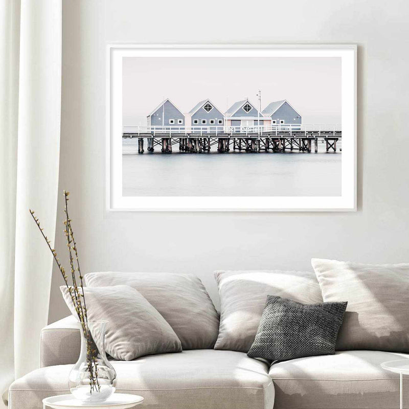 Busselton Jetty, WA Art Print-PRINT-Olive et Oriel-Olive et Oriel-Buy-Australian-Art-Prints-Online-with-Olive-et-Oriel-Your-Artwork-Specialists-Austrailia-Decorate-With-Coastal-Photo-Wall-Art-Prints-From-Our-Beach-House-Artwork-Collection-Fine-Poster-and-Framed-Artwork