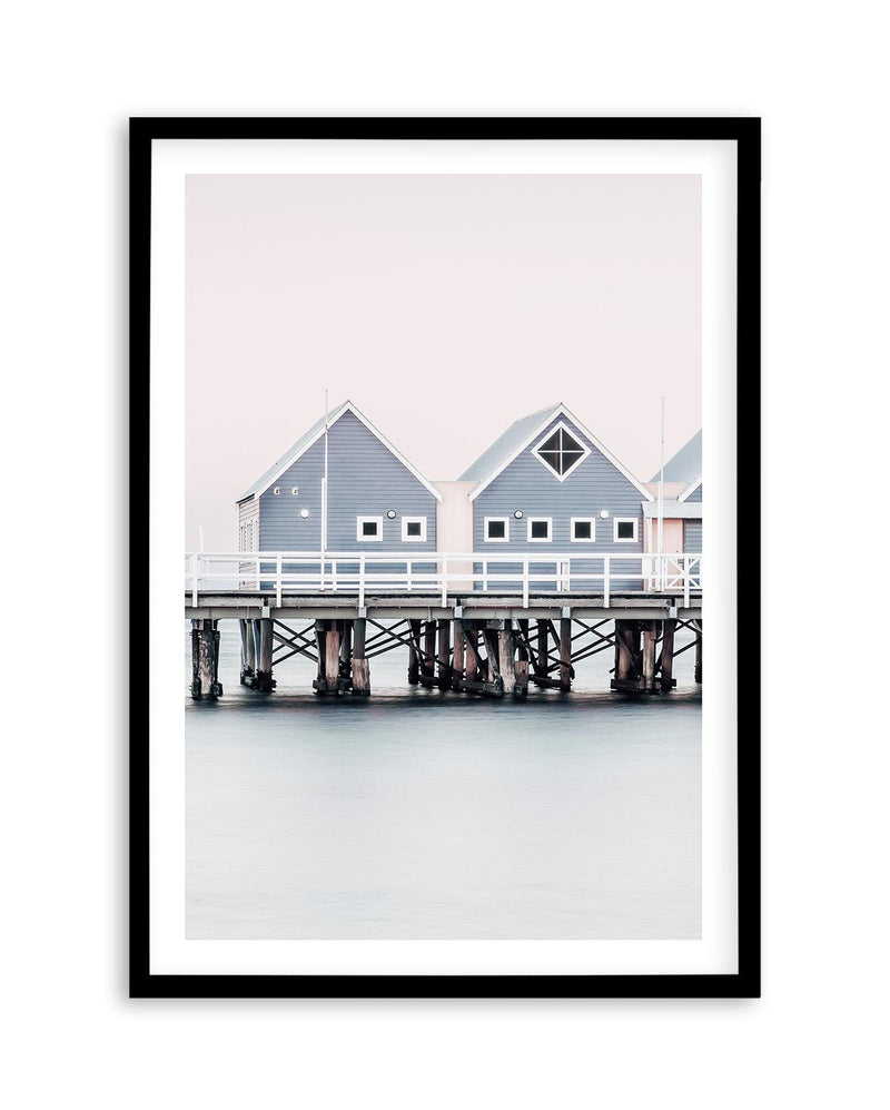 Busselton Jetty, WA Art Print | PT-PRINT-Olive et Oriel-Olive et Oriel-A5 | 5.8" x 8.3" | 14.8 x 21cm-Black-With White Border-Buy-Australian-Art-Prints-Online-with-Olive-et-Oriel-Your-Artwork-Specialists-Austrailia-Decorate-With-Coastal-Photo-Wall-Art-Prints-From-Our-Beach-House-Artwork-Collection-Fine-Poster-and-Framed-Artwork