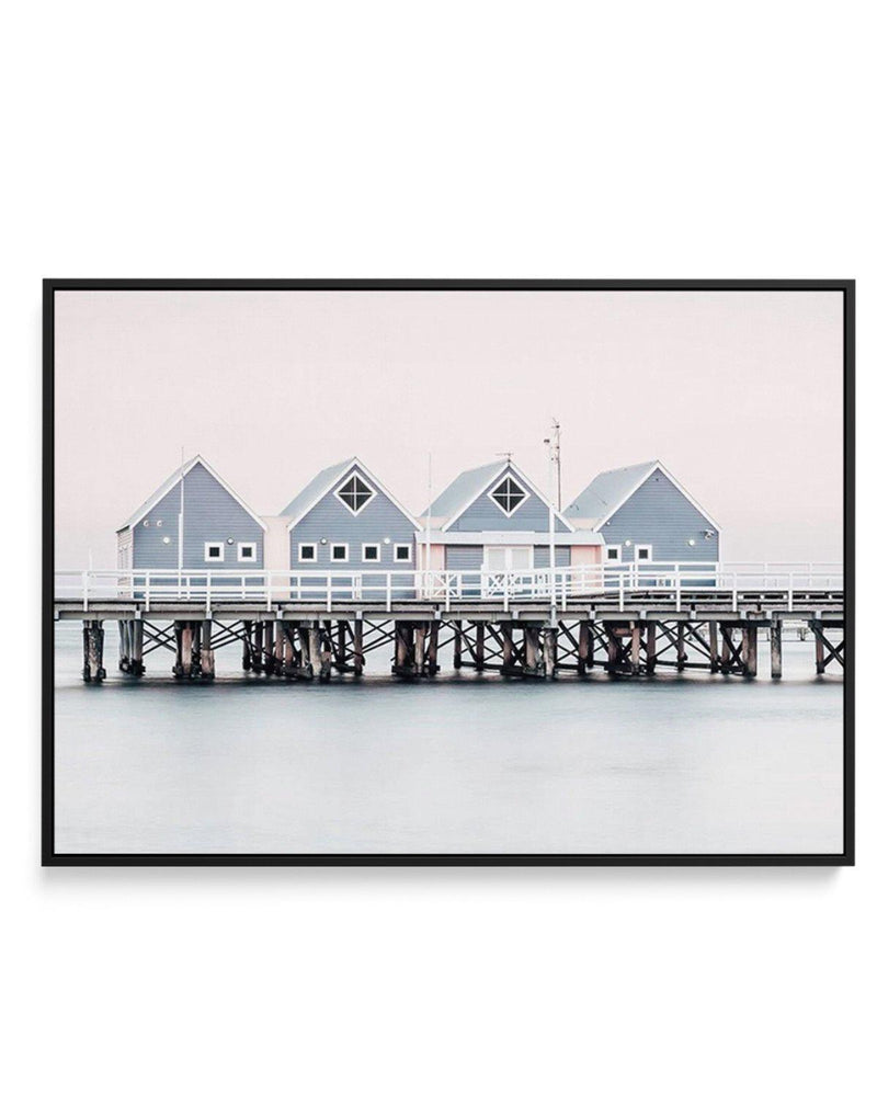 Busselton Jetty, WA | Framed Canvas-CANVAS-You can shop wall art online with Olive et Oriel for everything from abstract art to fun kids wall art. Our beautiful modern art prints and canvas art are available from large canvas prints to wall art paintings and our proudly Australian artwork collection offers only the highest quality framed large wall art and canvas art Australia - You can buy fashion photography prints or Hampton print posters and paintings on canvas from Olive et Oriel and have t