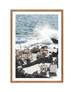 By The Sea In Capri Art Print-PRINT-Olive et Oriel-Olive et Oriel-50x70 cm | 19.6" x 27.5"-Walnut-With White Border-Buy-Australian-Art-Prints-Online-with-Olive-et-Oriel-Your-Artwork-Specialists-Austrailia-Decorate-With-Coastal-Photo-Wall-Art-Prints-From-Our-Beach-House-Artwork-Collection-Fine-Poster-and-Framed-Artwork