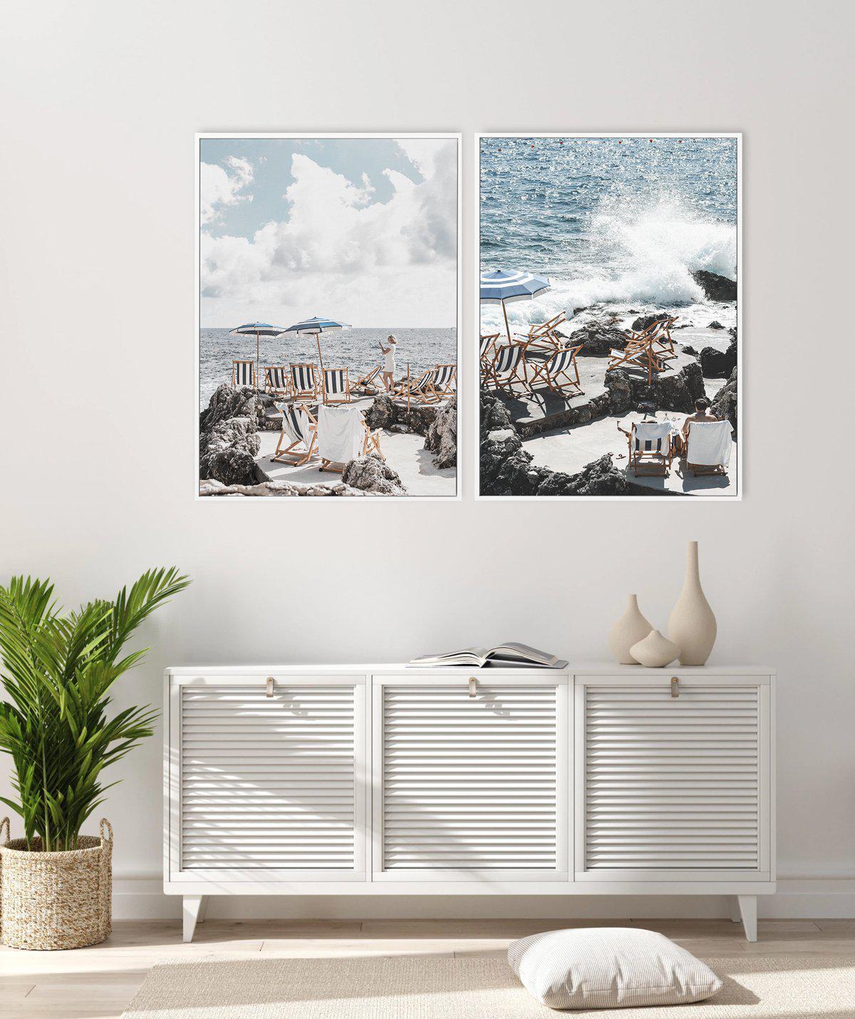 By the Sea, Capri | Framed Canvas-CANVAS-You can shop wall art online with Olive et Oriel for everything from abstract art to fun kids wall art. Our beautiful modern art prints and canvas art are available from large canvas prints to wall art paintings and our proudly Australian artwork collection offers only the highest quality framed large wall art and canvas art Australia - You can buy fashion photography prints or Hampton print posters and paintings on canvas from Olive et Oriel and have the