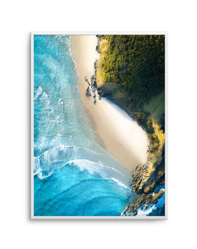 SHOP Byron Bay Aerial Australian Drone Photo Framed Art Print
