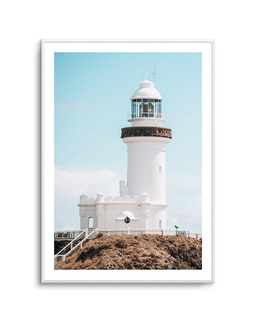 Byron Bay Lighthouse Art Print | PT-PRINT-Olive et Oriel-Olive et Oriel-A5 | 5.8" x 8.3" | 14.8 x 21cm-Unframed Art Print-With White Border-Buy-Australian-Art-Prints-Online-with-Olive-et-Oriel-Your-Artwork-Specialists-Austrailia-Decorate-With-Coastal-Photo-Wall-Art-Prints-From-Our-Beach-House-Artwork-Collection-Fine-Poster-and-Framed-Artwork