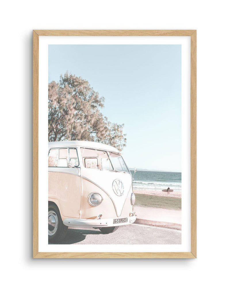 Byron Kombi | PT Art Print-PRINT-Olive et Oriel-Olive et Oriel-A4 | 8.3" x 11.7" | 21 x 29.7cm-Oak-With White Border-Buy-Australian-Art-Prints-Online-with-Olive-et-Oriel-Your-Artwork-Specialists-Austrailia-Decorate-With-Coastal-Photo-Wall-Art-Prints-From-Our-Beach-House-Artwork-Collection-Fine-Poster-and-Framed-Artwork