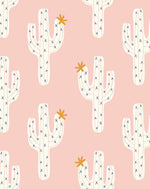 Cactus on Pink Wallpaper-Wallpaper-Buy Kids Removable Wallpaper Online Our Custom Made Children√¢‚Ç¨‚Ñ¢s Wallpapers Are A Fun Way To Decorate And Enhance Boys Bedroom Decor And Girls Bedrooms They Are An Amazing Addition To Your Kids Bedroom Walls Our Collection of Kids Wallpaper Is Sure To Transform Your Kids Rooms Interior Style From Pink Wallpaper To Dinosaur Wallpaper Even Marble Wallpapers For Teen Boys Shop Peel And Stick Wallpaper Online Today With Olive et Oriel