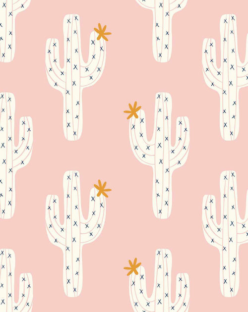 Cactus on Pink Wallpaper-Wallpaper-Buy Kids Removable Wallpaper Online Our Custom Made Children√¢‚Ç¨‚Ñ¢s Wallpapers Are A Fun Way To Decorate And Enhance Boys Bedroom Decor And Girls Bedrooms They Are An Amazing Addition To Your Kids Bedroom Walls Our Collection of Kids Wallpaper Is Sure To Transform Your Kids Rooms Interior Style From Pink Wallpaper To Dinosaur Wallpaper Even Marble Wallpapers For Teen Boys Shop Peel And Stick Wallpaper Online Today With Olive et Oriel