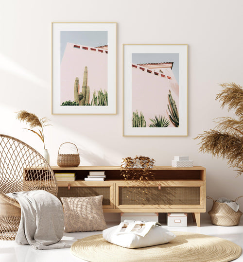 Cactus Wall I Art Print-PRINT-Olive et Oriel-Olive et Oriel-Buy-Australian-Art-Prints-Online-with-Olive-et-Oriel-Your-Artwork-Specialists-Austrailia-Decorate-With-Coastal-Photo-Wall-Art-Prints-From-Our-Beach-House-Artwork-Collection-Fine-Poster-and-Framed-Artwork
