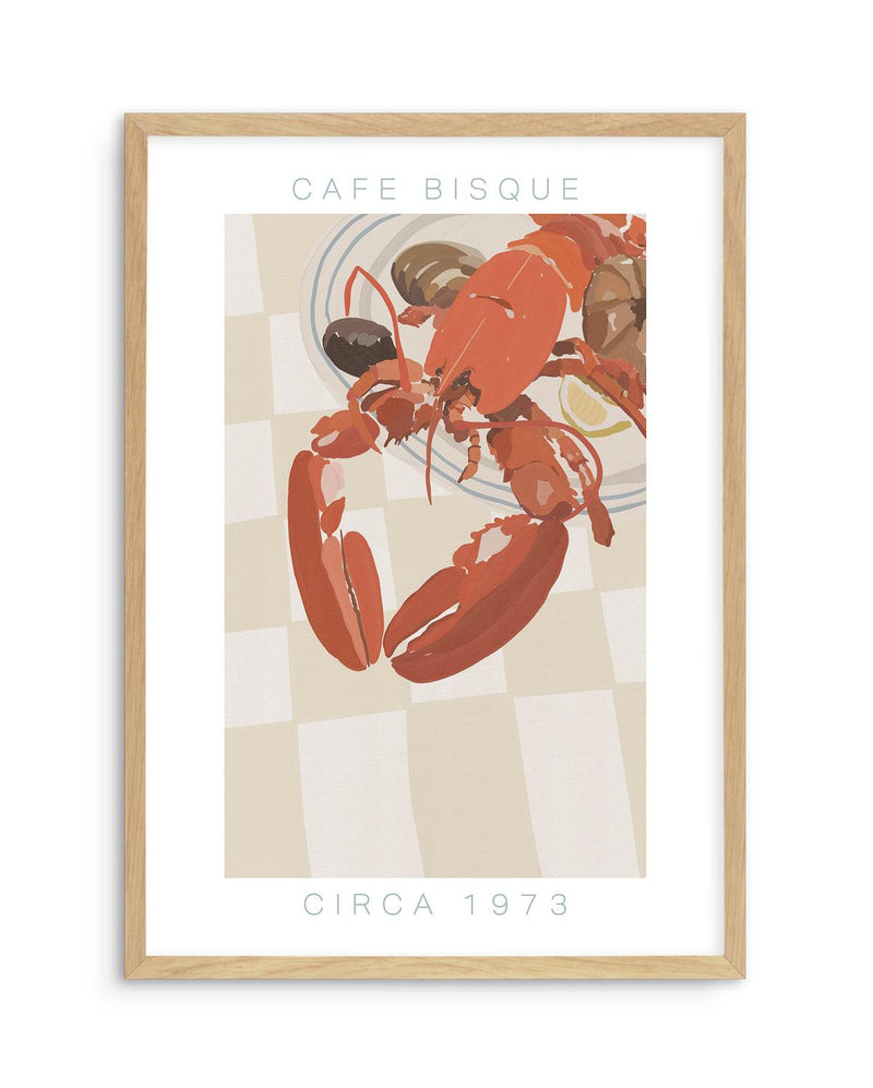 Cafe Bisque Art Print-PRINT-Olive et Oriel-Olive et Oriel-A5 | 5.8" x 8.3" | 14.8 x 21cm-Oak-With White Border-Buy-Australian-Art-Prints-Online-with-Olive-et-Oriel-Your-Artwork-Specialists-Austrailia-Decorate-With-Coastal-Photo-Wall-Art-Prints-From-Our-Beach-House-Artwork-Collection-Fine-Poster-and-Framed-Artwork