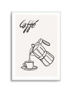 Caffe Italiano I Art Print-PRINT-Olive et Oriel-Simmo-A5 | 5.8" x 8.3" | 14.8 x 21cm-Unframed Art Print-With White Border-Buy-Australian-Art-Prints-Online-with-Olive-et-Oriel-Your-Artwork-Specialists-Austrailia-Decorate-With-Coastal-Photo-Wall-Art-Prints-From-Our-Beach-House-Artwork-Collection-Fine-Poster-and-Framed-Artwork