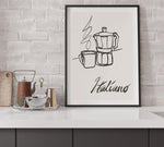 Caffe Italiano II Art Print-PRINT-Olive et Oriel-Simmo-Buy-Australian-Art-Prints-Online-with-Olive-et-Oriel-Your-Artwork-Specialists-Austrailia-Decorate-With-Coastal-Photo-Wall-Art-Prints-From-Our-Beach-House-Artwork-Collection-Fine-Poster-and-Framed-Artwork