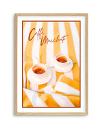 Caffe Macchiato Art Print-PRINT-Olive et Oriel-Olive et Oriel-A5 | 5.8" x 8.3" | 14.8 x 21cm-Oak-With White Border-Buy-Australian-Art-Prints-Online-with-Olive-et-Oriel-Your-Artwork-Specialists-Austrailia-Decorate-With-Coastal-Photo-Wall-Art-Prints-From-Our-Beach-House-Artwork-Collection-Fine-Poster-and-Framed-Artwork