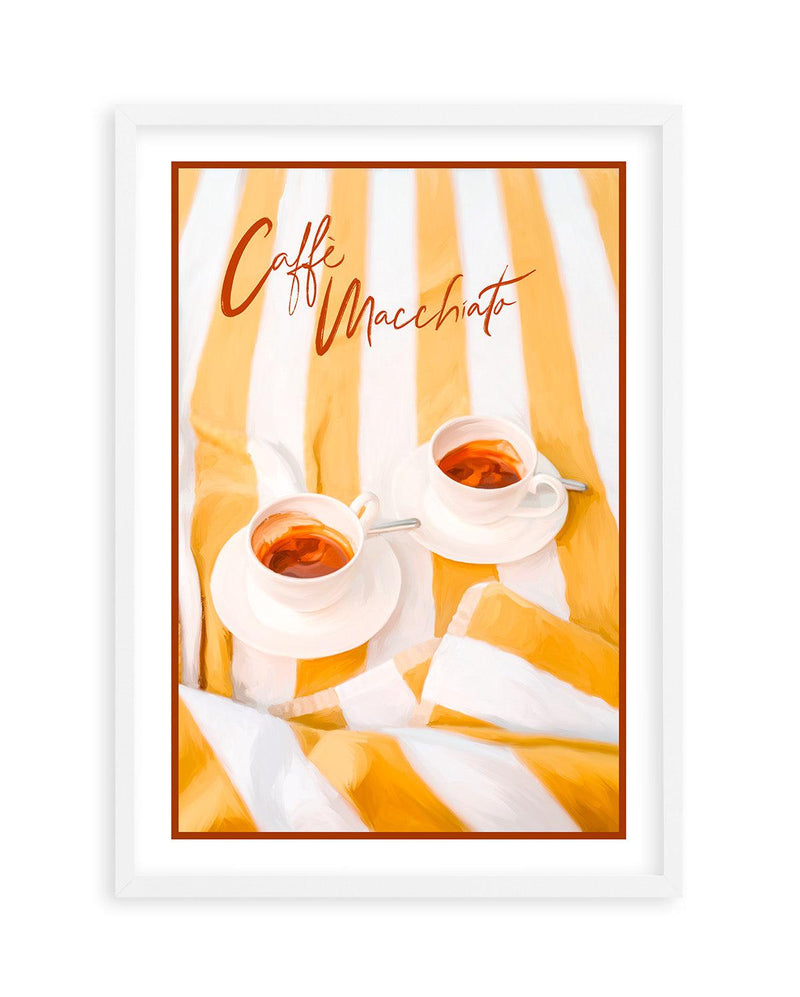 Caffe Macchiato Art Print-PRINT-Olive et Oriel-Olive et Oriel-A5 | 5.8" x 8.3" | 14.8 x 21cm-White-With White Border-Buy-Australian-Art-Prints-Online-with-Olive-et-Oriel-Your-Artwork-Specialists-Austrailia-Decorate-With-Coastal-Photo-Wall-Art-Prints-From-Our-Beach-House-Artwork-Collection-Fine-Poster-and-Framed-Artwork