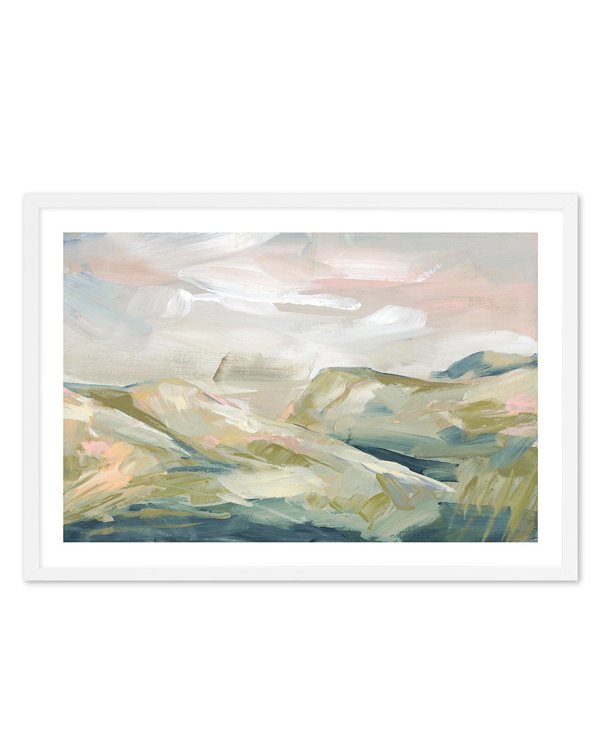 California Dreaming I by Meredith O'Neal Art Print-PRINT-Order sage mint green framed abstract painting wall art prints online with Olive et Oriel Australia