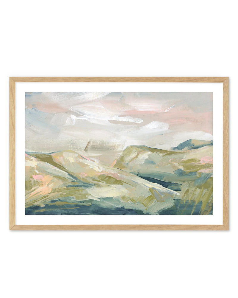 California Dreaming I by Meredith O'Neal Art Print-PRINT-Order sage mint green framed abstract painting wall art prints online with Olive et Oriel Australia