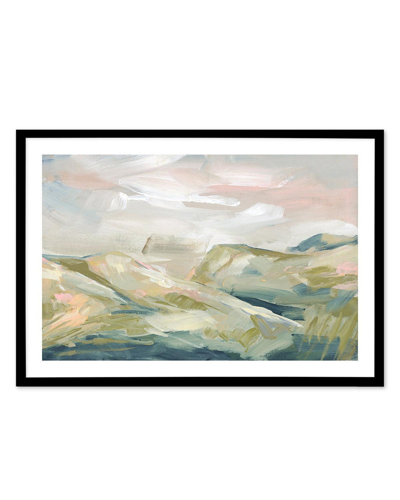 California Dreaming I by Meredith O'Neal Art Print-PRINT-Order sage mint green framed abstract painting wall art prints online with Olive et Oriel Australia