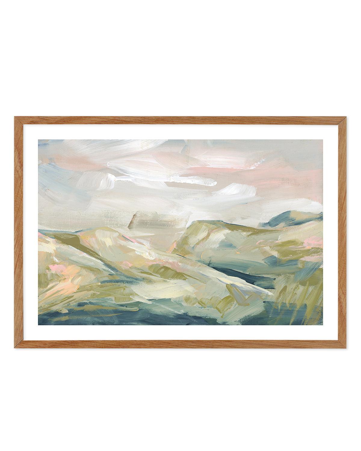 California Dreaming I by Meredith O'Neal Art Print-PRINT-Order sage mint green framed abstract painting wall art prints online with Olive et Oriel Australia