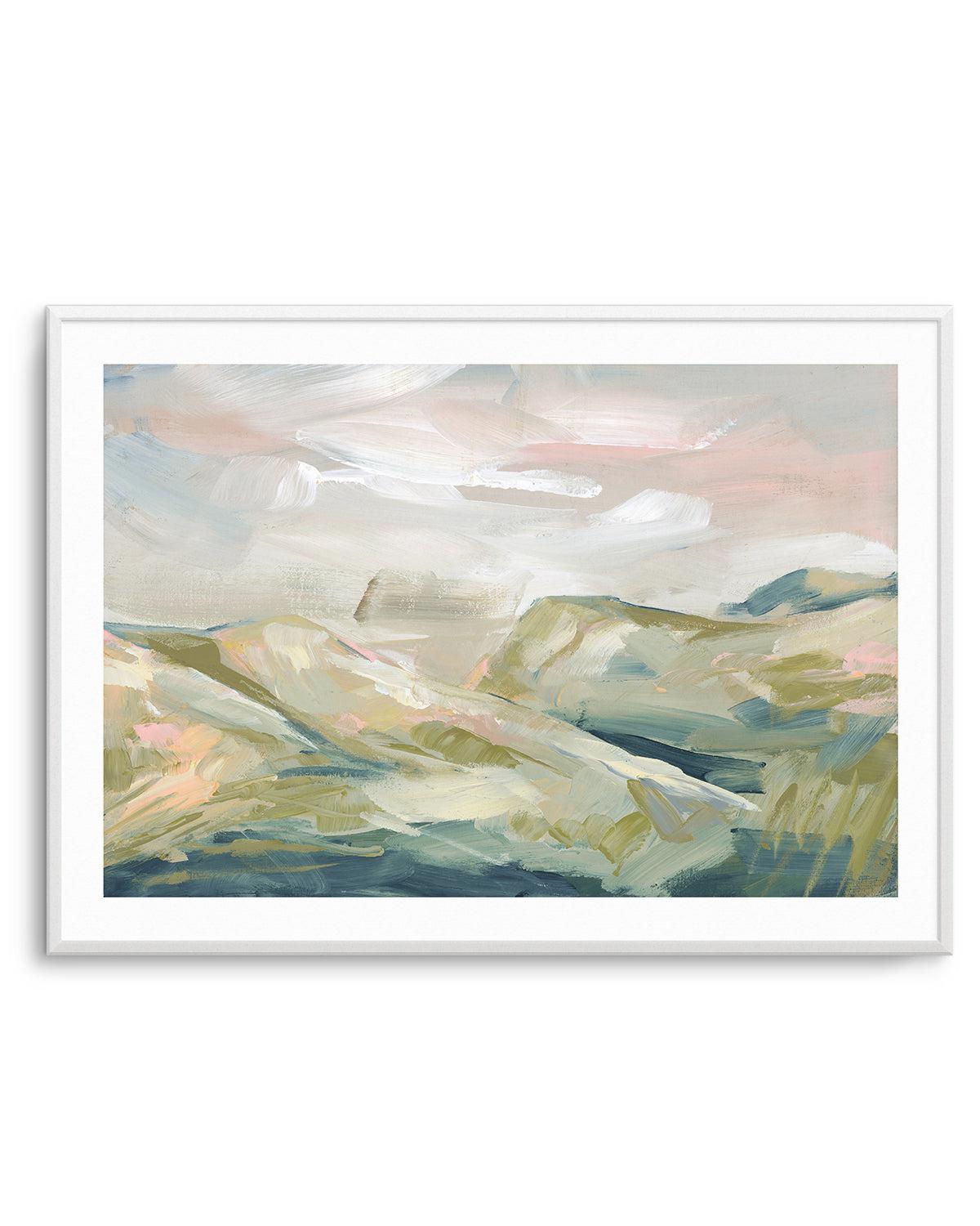 California Dreaming I by Meredith O'Neal Art Print-PRINT-Order sage mint green framed abstract painting wall art prints online with Olive et Oriel Australia