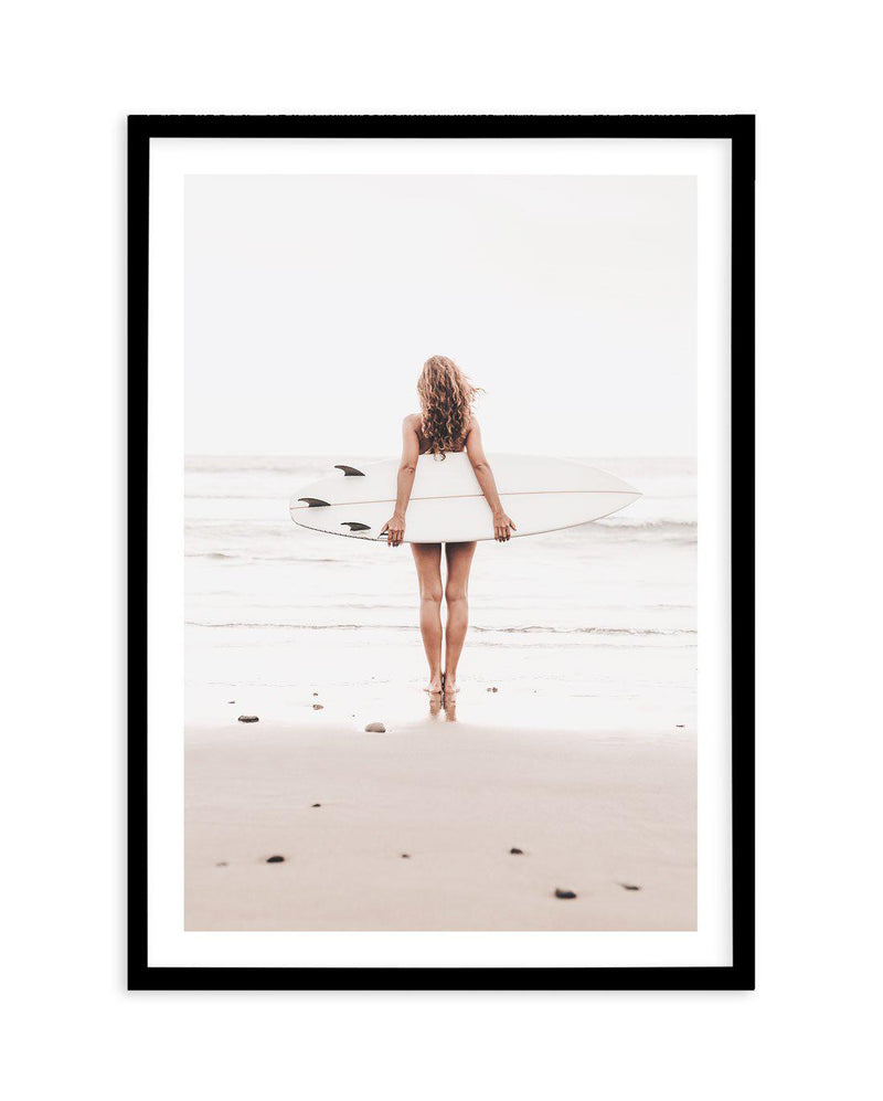 California Girl Art Print-PRINT-Olive et Oriel-Olive et Oriel-A5 | 5.8" x 8.3" | 14.8 x 21cm-Black-With White Border-Buy-Australian-Art-Prints-Online-with-Olive-et-Oriel-Your-Artwork-Specialists-Austrailia-Decorate-With-Coastal-Photo-Wall-Art-Prints-From-Our-Beach-House-Artwork-Collection-Fine-Poster-and-Framed-Artwork