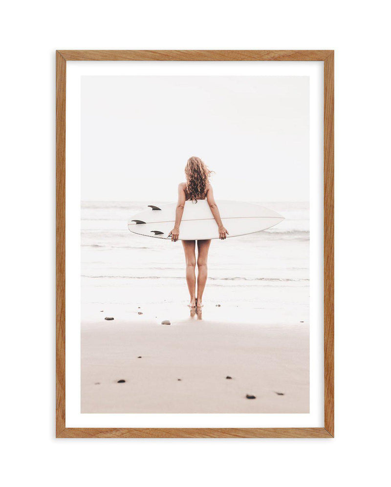 California Girl Art Print-PRINT-Olive et Oriel-Olive et Oriel-50x70 cm | 19.6" x 27.5"-Walnut-With White Border-Buy-Australian-Art-Prints-Online-with-Olive-et-Oriel-Your-Artwork-Specialists-Austrailia-Decorate-With-Coastal-Photo-Wall-Art-Prints-From-Our-Beach-House-Artwork-Collection-Fine-Poster-and-Framed-Artwork