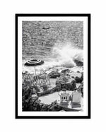 Capri Beach Club I | B&W Art Print-PRINT-Olive et Oriel-Olive et Oriel-A5 | 5.8" x 8.3" | 14.8 x 21cm-Black-With White Border-Buy-Australian-Art-Prints-Online-with-Olive-et-Oriel-Your-Artwork-Specialists-Austrailia-Decorate-With-Coastal-Photo-Wall-Art-Prints-From-Our-Beach-House-Artwork-Collection-Fine-Poster-and-Framed-Artwork