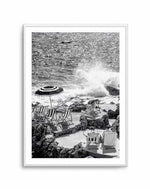 Capri Beach Club I | B&W Art Print-PRINT-Olive et Oriel-Olive et Oriel-A5 | 5.8" x 8.3" | 14.8 x 21cm-Unframed Art Print-With White Border-Buy-Australian-Art-Prints-Online-with-Olive-et-Oriel-Your-Artwork-Specialists-Austrailia-Decorate-With-Coastal-Photo-Wall-Art-Prints-From-Our-Beach-House-Artwork-Collection-Fine-Poster-and-Framed-Artwork