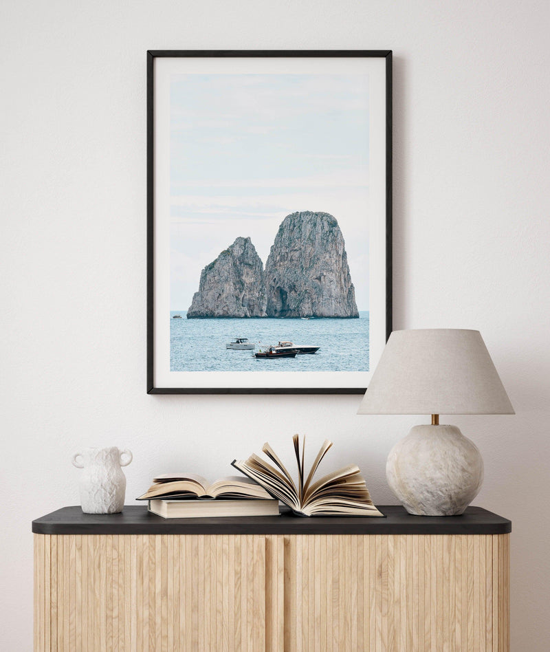 Capri Days, Italy Art Print-PRINT-Olive et Oriel-Olive et Oriel-Buy-Australian-Art-Prints-Online-with-Olive-et-Oriel-Your-Artwork-Specialists-Austrailia-Decorate-With-Coastal-Photo-Wall-Art-Prints-From-Our-Beach-House-Artwork-Collection-Fine-Poster-and-Framed-Artwork