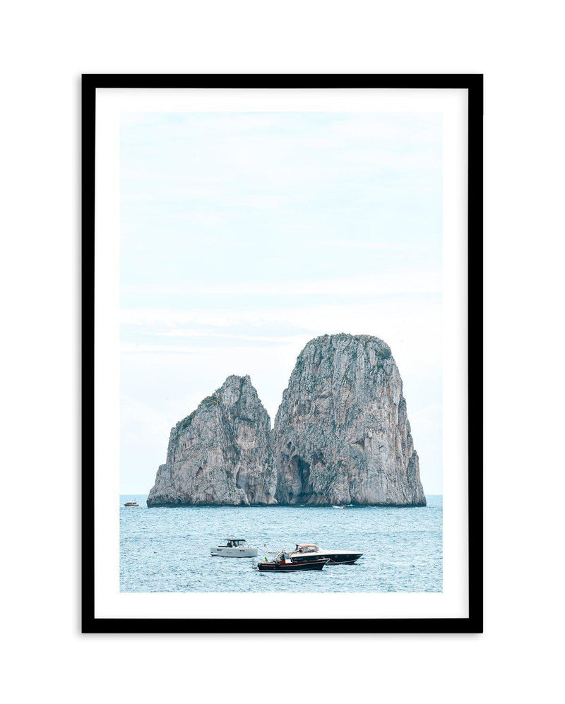 Capri Days, Italy Art Print-PRINT-Olive et Oriel-Olive et Oriel-A5 | 5.8" x 8.3" | 14.8 x 21cm-Black-With White Border-Buy-Australian-Art-Prints-Online-with-Olive-et-Oriel-Your-Artwork-Specialists-Austrailia-Decorate-With-Coastal-Photo-Wall-Art-Prints-From-Our-Beach-House-Artwork-Collection-Fine-Poster-and-Framed-Artwork
