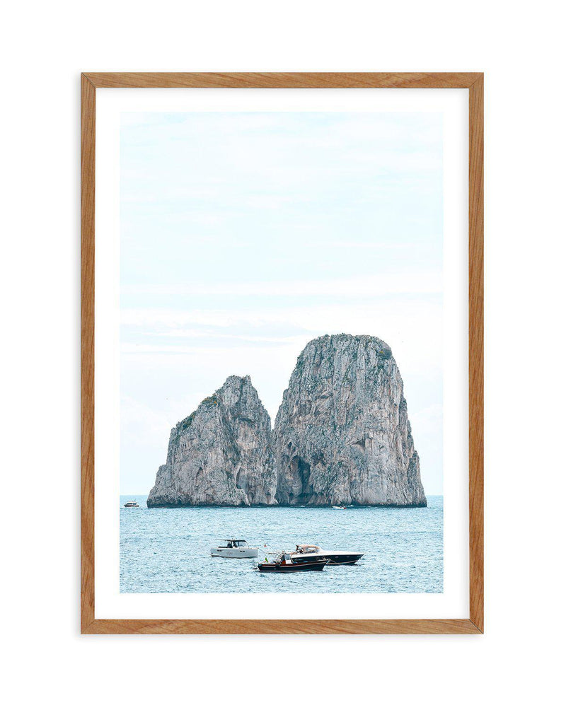 Capri Days, Italy Art Print-PRINT-Olive et Oriel-Olive et Oriel-50x70 cm | 19.6" x 27.5"-Walnut-With White Border-Buy-Australian-Art-Prints-Online-with-Olive-et-Oriel-Your-Artwork-Specialists-Austrailia-Decorate-With-Coastal-Photo-Wall-Art-Prints-From-Our-Beach-House-Artwork-Collection-Fine-Poster-and-Framed-Artwork