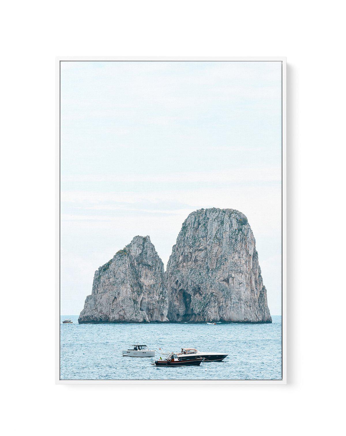 Capri Days, Italy | Framed Canvas-CANVAS-You can shop wall art online with Olive et Oriel for everything from abstract art to fun kids wall art. Our beautiful modern art prints and canvas art are available from large canvas prints to wall art paintings and our proudly Australian artwork collection offers only the highest quality framed large wall art and canvas art Australia - You can buy fashion photography prints or Hampton print posters and paintings on canvas from Olive et Oriel and have the