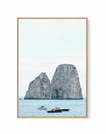 Capri Days, Italy | Framed Canvas Art Print