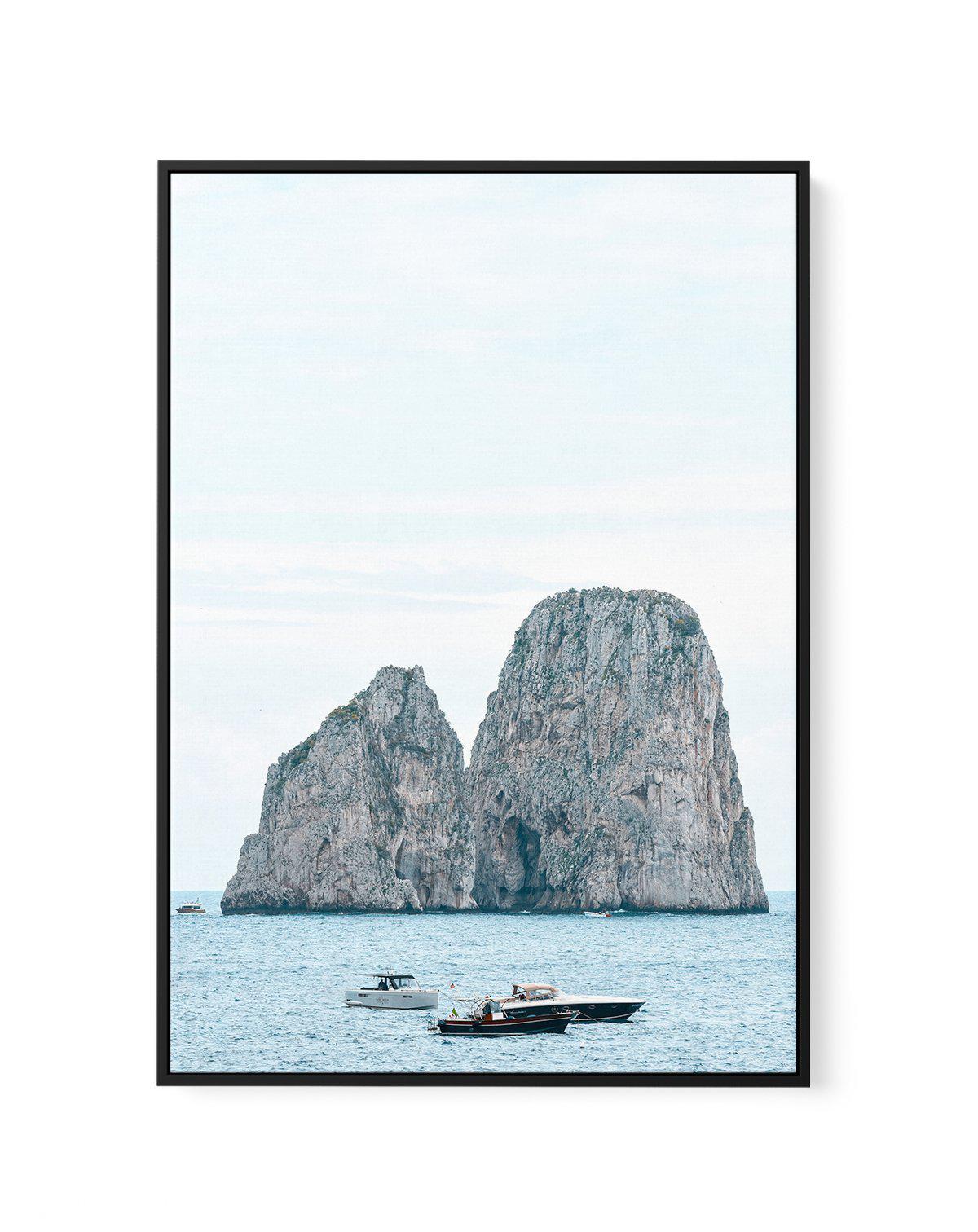 Capri Days, Italy | Framed Canvas-CANVAS-You can shop wall art online with Olive et Oriel for everything from abstract art to fun kids wall art. Our beautiful modern art prints and canvas art are available from large canvas prints to wall art paintings and our proudly Australian artwork collection offers only the highest quality framed large wall art and canvas art Australia - You can buy fashion photography prints or Hampton print posters and paintings on canvas from Olive et Oriel and have the