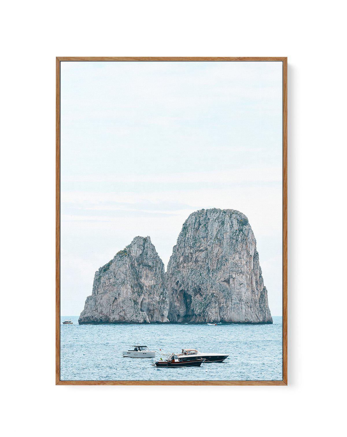 Capri Days, Italy | Framed Canvas-CANVAS-You can shop wall art online with Olive et Oriel for everything from abstract art to fun kids wall art. Our beautiful modern art prints and canvas art are available from large canvas prints to wall art paintings and our proudly Australian artwork collection offers only the highest quality framed large wall art and canvas art Australia - You can buy fashion photography prints or Hampton print posters and paintings on canvas from Olive et Oriel and have the