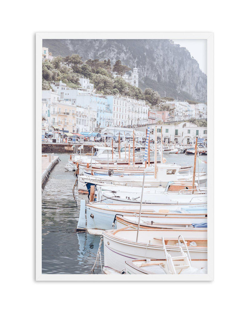 Capri Marina Art Print-PRINT-Olive et Oriel-Olive et Oriel-A5 | 5.8" x 8.3" | 14.8 x 21cm-White-With White Border-Buy-Australian-Art-Prints-Online-with-Olive-et-Oriel-Your-Artwork-Specialists-Austrailia-Decorate-With-Coastal-Photo-Wall-Art-Prints-From-Our-Beach-House-Artwork-Collection-Fine-Poster-and-Framed-Artwork