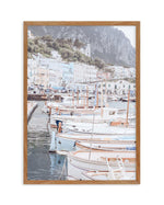 Capri Marina Art Print-PRINT-Olive et Oriel-Olive et Oriel-50x70 cm | 19.6" x 27.5"-Walnut-With White Border-Buy-Australian-Art-Prints-Online-with-Olive-et-Oriel-Your-Artwork-Specialists-Austrailia-Decorate-With-Coastal-Photo-Wall-Art-Prints-From-Our-Beach-House-Artwork-Collection-Fine-Poster-and-Framed-Artwork
