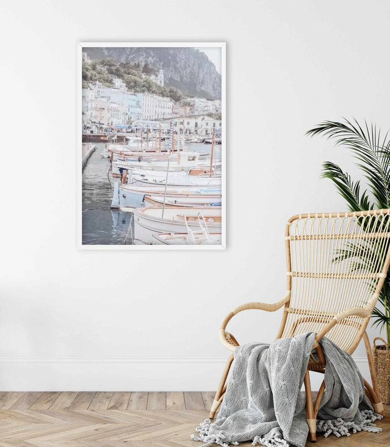 Capri Marina Art Print-PRINT-Olive et Oriel-Olive et Oriel-Buy-Australian-Art-Prints-Online-with-Olive-et-Oriel-Your-Artwork-Specialists-Austrailia-Decorate-With-Coastal-Photo-Wall-Art-Prints-From-Our-Beach-House-Artwork-Collection-Fine-Poster-and-Framed-Artwork